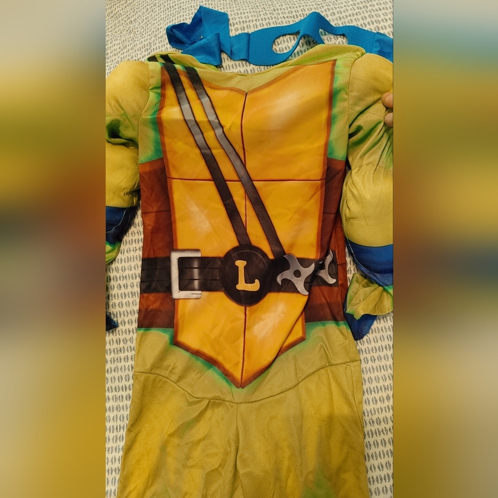 Nickelodeon Green and Brown Superhero Costume with Harness